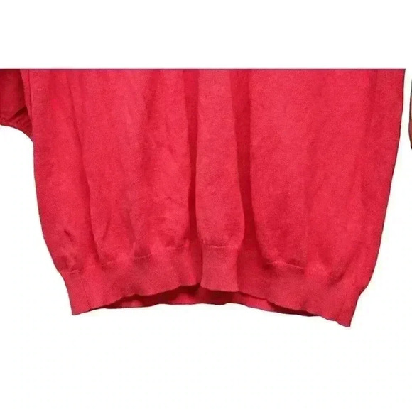 NWT Ann Taylor LOFT Sz XXL Blouse Long Sleeve Pink Linen Cotton Colorful Ruffle - Picture 4 of 13